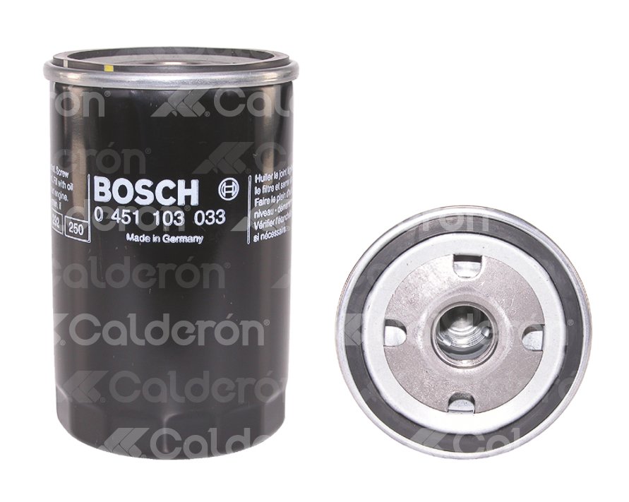 FILTRO ACEITE VW UNIVERSAL 0986MF0033 / 0986MF0019 DOBLE VALVULA BOSCH