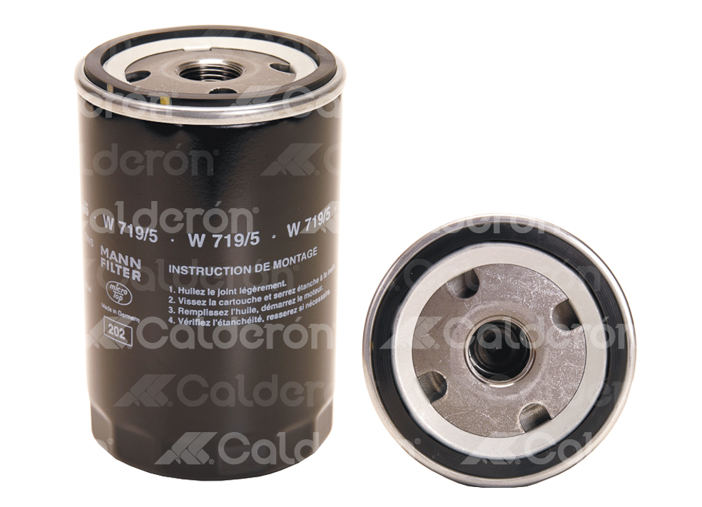 FILTRO ACEITE VW A2 A3 POINTER 98=> W719/5  BAT115561A SED M0076