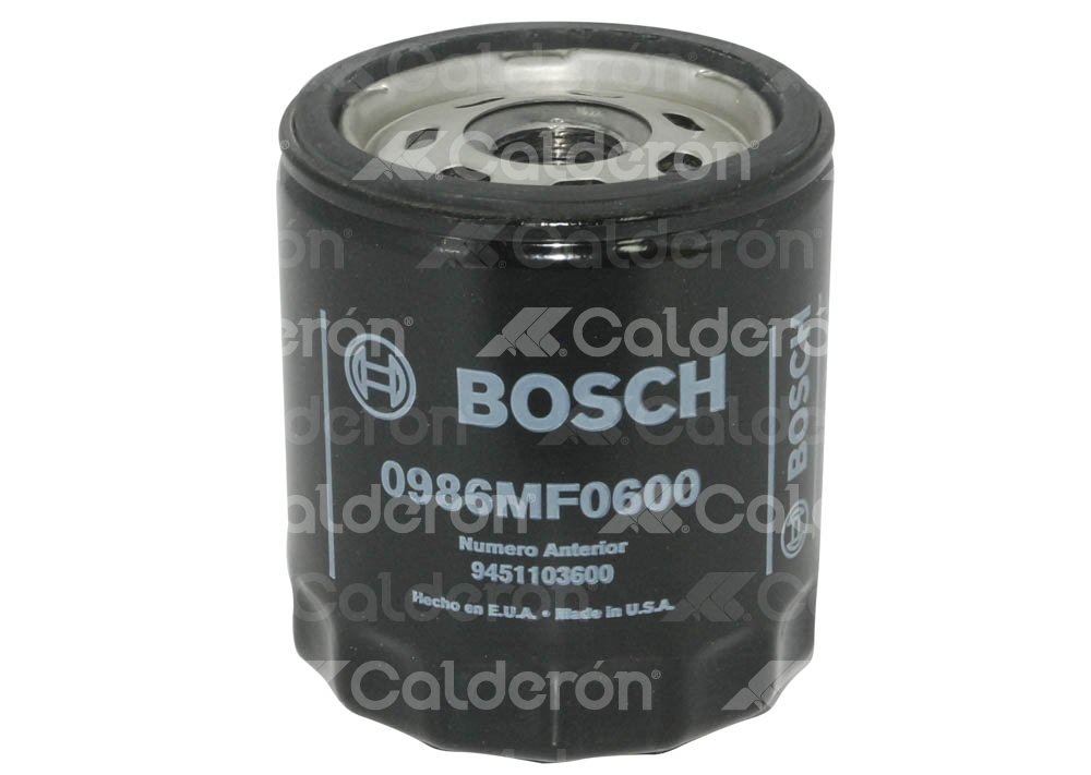 FILTRO ACEITE CHRYSLER SHADOW, SPIRIT, CIRRUS, PHANTOM 0986MF0600/0986MF0034 BOSCH