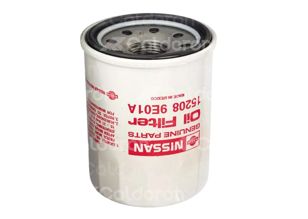 FILTRO ACEITE OEM NISSAN 350Z V6 3.5L 02-08, 370Z V6 3.7L 09-17, ALMERA L4 1.8L 01-06, ALMERA L4 2.0L 01-06, ALTIMA L4 2.4L 92-01, ALTIMA L4 2.5L 02-18, ALTIMA L4 2.0L 19-24, ALTIMA V6 3.5L 02-18, ARMADA V8 5.6L 03-15,18-24, FRONTIER L4 2.4L 02-08, FRONTIER V6 3.3L 02-08,  FRONTIER V6 4.0L 09-19, GT-R V6 3.8L 07-20, INFINITI Q45 V6 96-08, JUKE L4 1.6L 11-19, KICKS L4 1.6L 16-24, KICKS L4 2.0L 25, KICKS E-POWER L3 1.2L 24, LEAF EM57 13-24,  LUCINO GSR L4 2.0L 96-00, MARCH L4 1.6L 11-24, MARCH ACTIVE L4 1.6L 14-24, MAXIMA V6 3.5L 00-20, MICRA L4 1.3L 04-10, MICRA L4 1.4L 04-10, MURANO V6 3.5L 02-20, NOTE L4 1.6L 13-24, NP300 L4 2.4L 08-15, NP300 L4 2.5L 15-24, NP300 FRONTIER L4 2.5L 15-24, NV2500 V6 4.0L 11-21, NV2500 V8 5.6L 11-21, NV350 URVAN L4 2.5L 13-24, PATHFINDER V6 3.3L 96-04, PATHFINDER V6 3.5L 96-21, PATHFINDER V6 4.0L 04-12, PATHFINDER V6 3.5L 22-24, PICK UP L4 2.4L 05-07, QUEST V6 3.3L 99-02, QUEST V6 3.5L 04-17, ROGUE L4 2.5L 08-21, ROGUE L4 2.5L 22-24, ROGUE E-POWER L3 1.5L 23-24, SENTRA L4 1.8L 01-06,13-19, SENTRA L4 2.0L 07-12,13-24, SENTRA GSR L4 2.0L 96-00,  SENTRA SE-R L4 2.0L 01-06, SENTRA SE-R L4 2.5L 01-12, TIIDA HATCHBACK L4 1.6L 07-12, TIIDA HATCHBACK L4 1.8L 07-18, TIIDA SEDAN L4 1.6L 13-19, TIIDA SEDAN L4 1.8L 07-19, TITAN V8 5.6L 04-17, URVAN L4 2.4L 00-07, URVAN L4 2.5L 08-12, VERSA L4 1.6L 11-25, VERSA V-DRIVE L4 1.6L 20-24, X-TERRA L4 2.4L 99-04, X-TERRA V6 3.3L 99-04, X-TERRA V6 4.0L 05-15, X-TRAIL L4 2.5L 02-21, X-TRAIL L4 2.5L 22-24, X-TRAIL E-POWER L3 1.5L 23-24, REPLACE: 1520831U00, 1520831U01, 1520831U0A, 1520831U0B, 1520831U0C, 1520831U0D, 152087B000, 152089E000, 152089E000A NISSAN: 152089E01A NISSAN