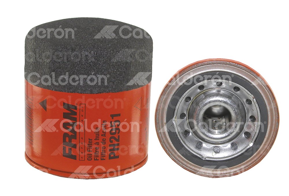 FILTRO DE ACEITE CHEVROLET TRACKER  H.T (4X2), A, AS V6 2.5L 01-04; SUZUKI GRAND VITARA V6 2.7L DOHC 24V 06-09.  No. FRAM: PH2951 FRAM