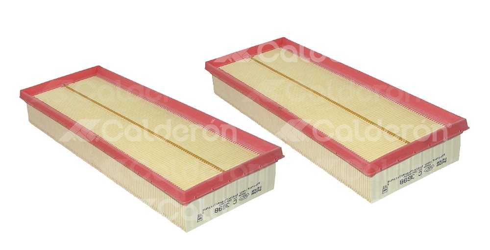 FILTRO DE AIRE MERCEDES BENZ C240, C280, C320, C55 AMG, CL500, CLK320, CLK500, E320. No. MANN: C 3698-2 MANN FILTER