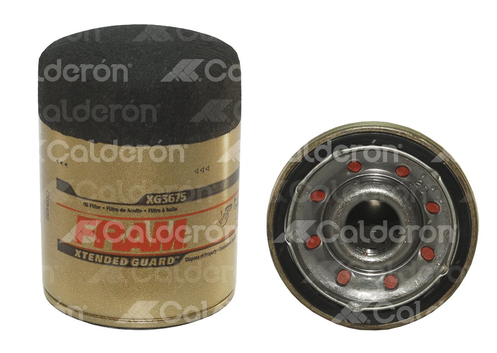 FILTRO DE ACEITE CHEVROLET CADILLAC CONCURS, EL DORADO, SEVILLE V8 97-04; AVALANCE, COLORADO, ESCALADE, SONORA, SUBURBAN, TRAIL BLAZER, UPLANDER, CANYON V8/ V6 01-08. HUMMER H3.  No. FRAM: XG3675 FRAM