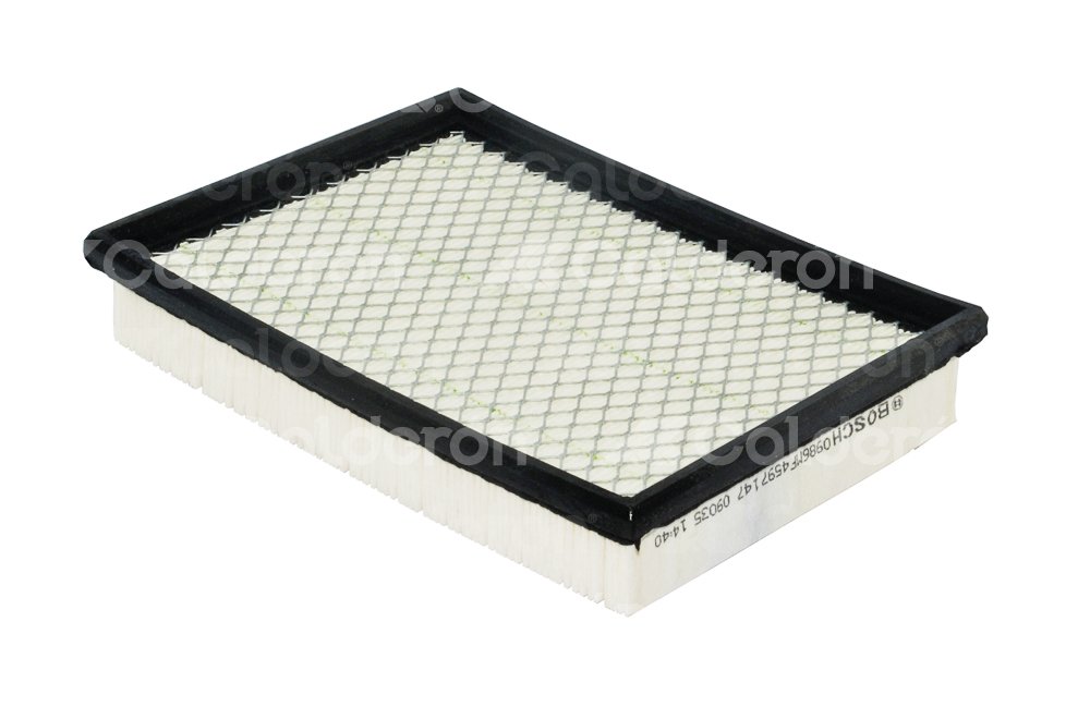 FILTRO DE AIRE CHEVROLET DEVILLE, SEVILLE STS, XLR, CORVETTE, INTRIGUE, LUMINA, MALIBU, MALIBU MAXX, MONTE CARLO, REGAL, REGAL GRAN SPORT, UPLANDER, VENTURE, AZTEK, BONNEVILLE, GRAND PRIX, MONTANA, MONTANA SV6, SV-6, TRANS SPORT APV. No. BOSCH: 0986MF4597 BOSCH