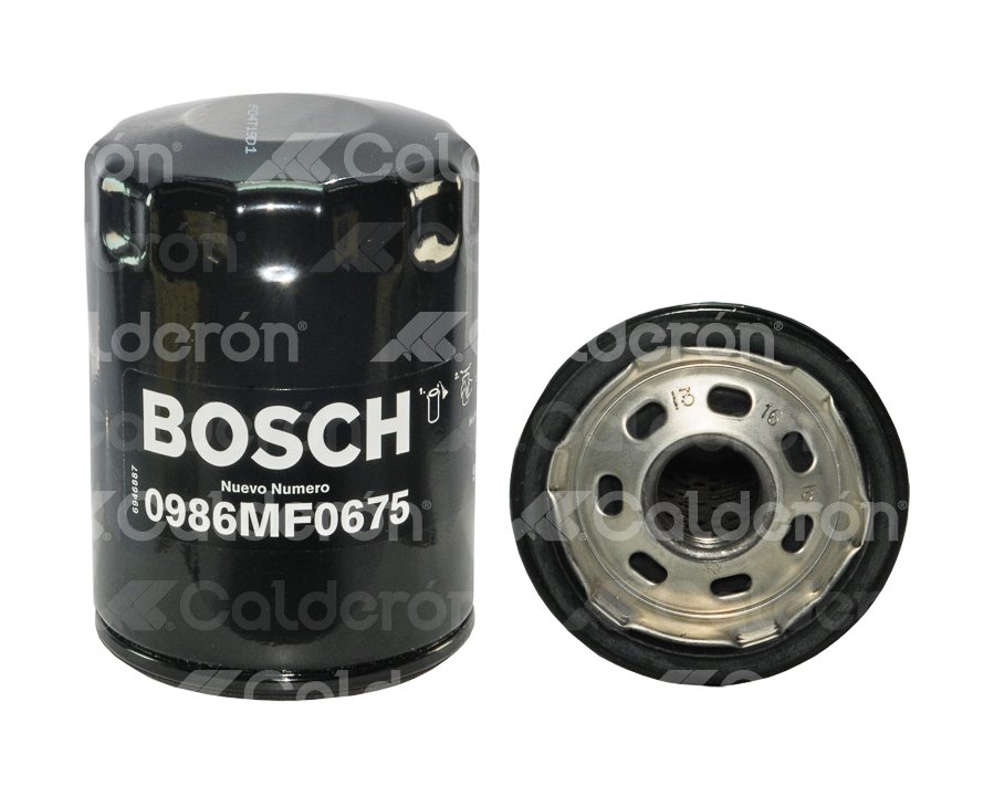 FILTRO ACEITE CHEVROLET SUBURBAN, SILVERADO 5.3L V8 0986MF0675 / 0986MF0037 BOSCH