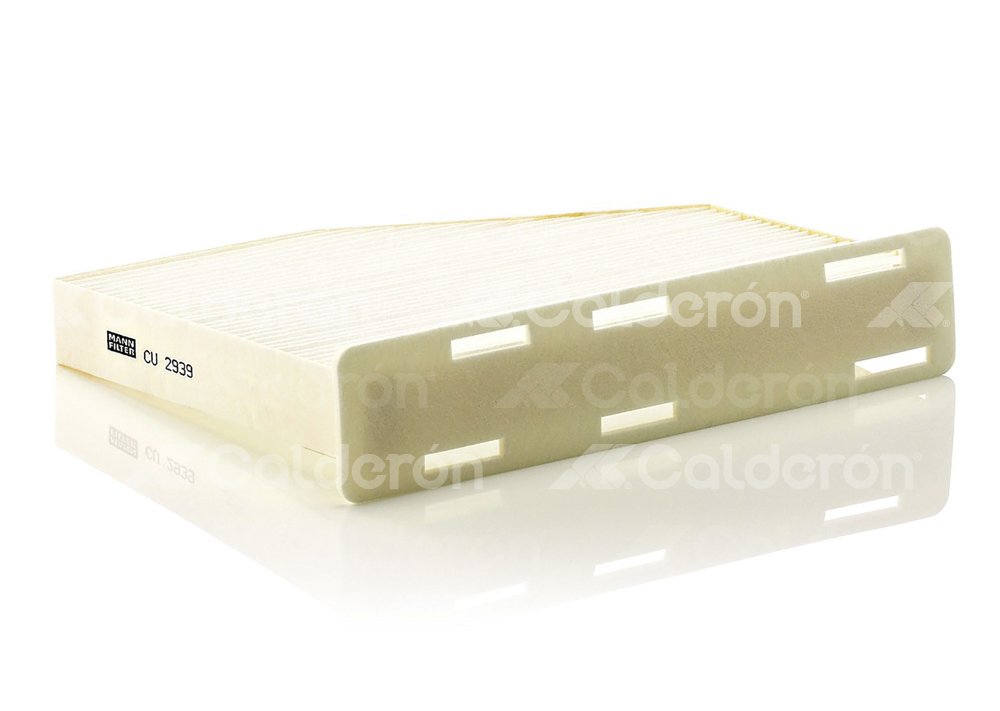 FILTRO CABINA AUDI A3 L4 1.4L/1.8L 2008-2013, A3 L4 2.0L 2006-2013, A3 QUATTRO L4 2.0L 2006-2011, Q3 L4 1.4L 2016-2018, Q3 QUATTRO L4 2.0L 2015-2018, TT L4 1.8L 2011-2013, TT L4 2.0L 2008-2013, TT QUATTRO L4 1.8L/2.0L 2014, TT QUATTRO V6 3.2L 2008-2009; VOLKSWAGEN L4 2.0L 2012-2018, BEETLE L5 2.5L 2012-2019, CC L4 2.0L 2013-2017, CC V6 3.6L 2013-2016, EOS L4 2.0L 2010, GOLF L4 1.4L 2013, GTI L4 2.0L 2007-2013, JETTA L4 1.8L 2005, 2009-2010, JETTA L4 1.9L 2006-2010, JETTA L4 2.0L 2005-2018, JETTA L5 2.5L 2011-2018, PASSAT L4 2.0L 2006-2010, PASSAT L5 2.5L 2012-2018, PASSAT V6 3.6L 2007-2009, 2012-2017, PASSAT CC L4/V6 2.0L/3.6L 2010, TIGUAN L4 1.4L 2013-2017, TIGUAN L4 2.0L 2009-2017, MANN HUMMEL: CU2939 MANN FILTER