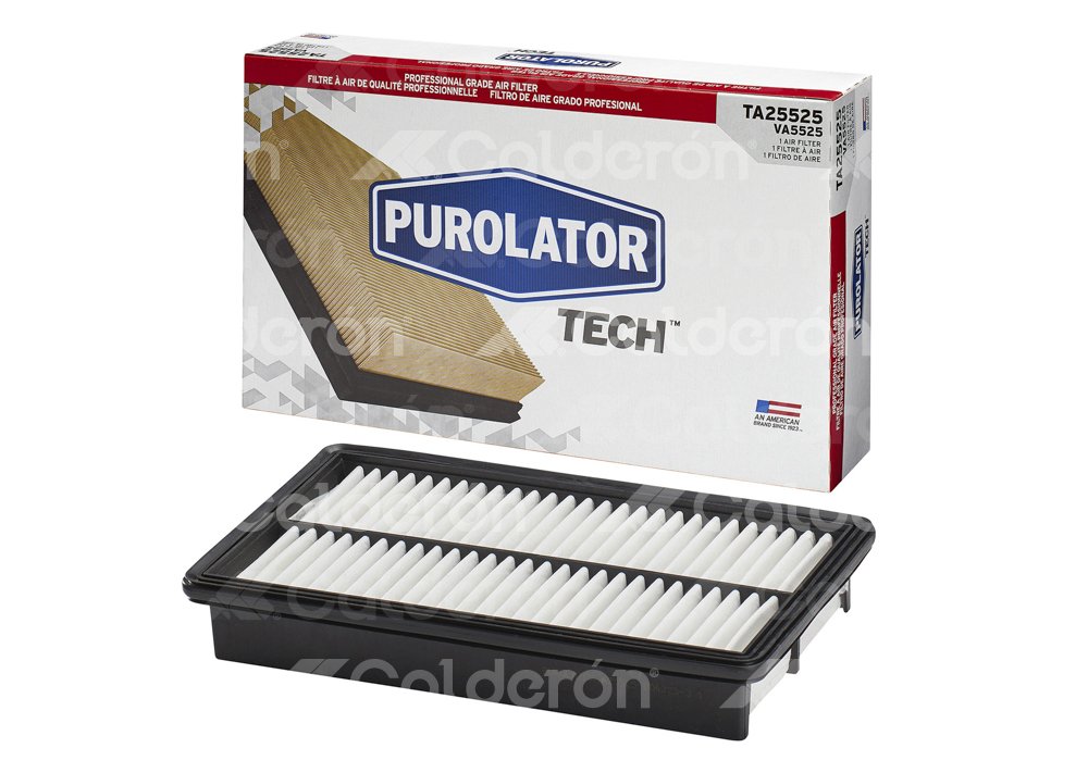 FILTRO AIRE MAZDA 6 L4 2.3L 2003-2005; MAZDA 6 V6 3.0L 2003-2005; CX-7 L4 2.3L 2007-2012; CX-7 L4 2.5L 2010-2012 TA25525, PUROLATOR TECH PUROLATOR