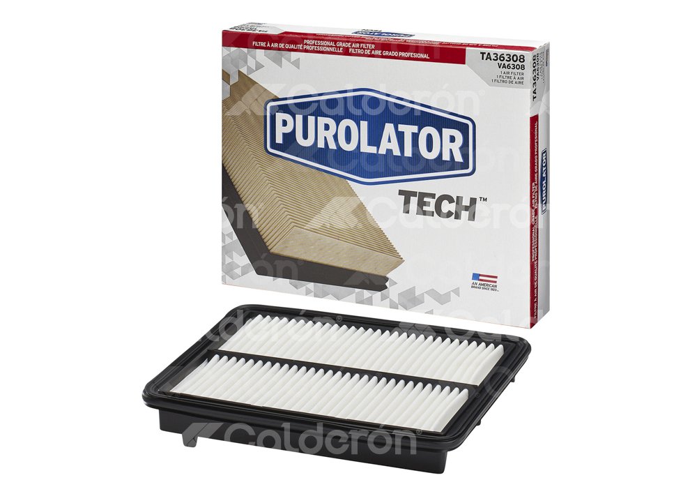 FILTRO AIRE ACURA TL V6 3.5L 2009-2013; TL V6 3.7L 2009-2013; TSX L4 2.4L 2011, 2014; TSX V6 3.5L 2011, 2014; HONDA ACCORD L4 2.4L 2009-2011; ACCORD V6 3.5L 2009-2011; CROSSTOUR V6 3.5L 2014 TA36308, PUROLATOR TECH PUROLATOR
