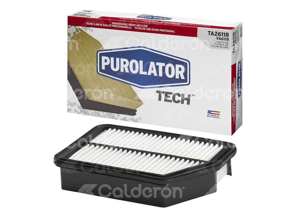 FILTRO AIRE HYUNDAI IX35 L4 2.0L 2015; TUCSON L4 2.0L 2015; KIA SPORTAGE L4 2.0L 2015-2016; SPORTAGE L4 2.4L 2016 TA26118, PUROLATOR TECH PUROLATOR