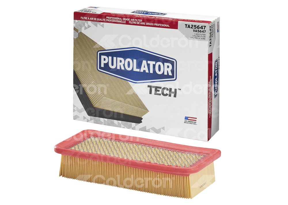 FILTRO AIRE CHRYSLER ATTITUDE L4 1.4L 2006-2010; ATTITUDE L4 1.6L 2006-2010 TA25647, PUROLATOR TECH PUROLATOR