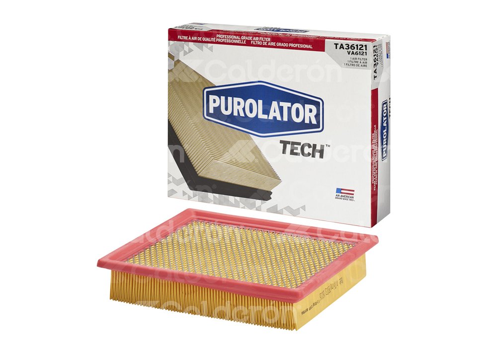 FILTRO AIRE CHRYSLER JOURNEY L4 2.4L 2009-2011, 2015-2019; JOURNEY V6 3.5L 2009-2010; JOURNEY V6 3.6L 2015-2019 TA36121, PUROLATOR TECH PUROLATOR