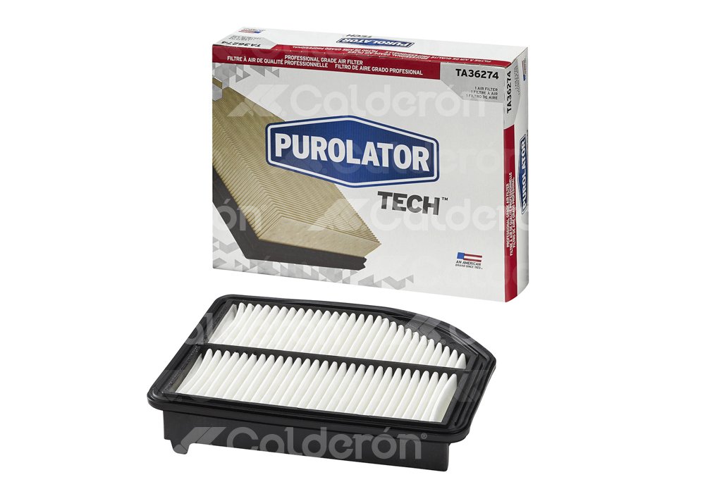 FILTRO AIRE HONDA CR-V L4 2.4L 2012-2014 TA36274, PUROLATOR TECH PUROLATOR