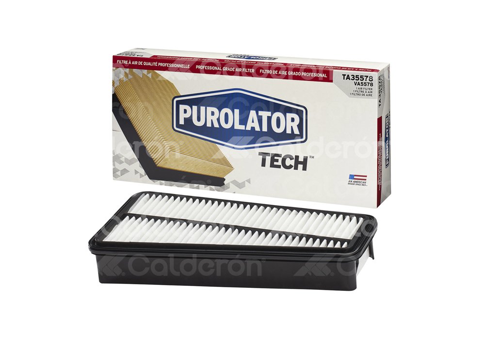 FILTRO AIRE TOYOTA 4RUNNER V6 4.0L 2003, 2009; 4RUNNER V8 4.7L 2003, 2009; FJ CRUISER V6 4.0L 2007-2009; TACOMA V6 4.0L 2006-2007; 2012-2014; TUNDRA V8 5.7L 2008 TA35578, PUROLATOR TECH PUROLATOR
