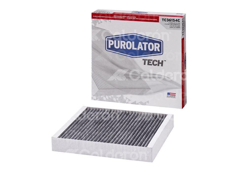 FILTRO CABINA BUICK ENCORE L4 1.4L 2013-2019; LACROSSE V6 3.6L 2010-2011, 2015-2016; REGAL L4 2.0L 2013-2017; VERANO L4 2.0L 2012-2016; VERANO L4 2.4L 2013-2015; CADILLAC SRX V6 3.0L 2010-2016; SRX V6 3.6L 2012-2016; CHEVROLET CRUZE L4 1.4L 2014-2015; CRUZE L4 1.8L 2011-2015; MALIBU L4 2.0L 2013-2015; MALIBU L4 2.5L 2013; SONIC L4 1.4L 2014-2016; SONIC L4 1.6L 2012-2018; SPARK L4 1.2L 2013-2017; SPARK L4 1.4L 2015-2021; TRAX L4 1.4L 2013-2015; TRAX L4 1.8L 2013-2021; VOLT L4 1.4L 2015 TC 36154C, PUROLATOR TECH PUROLATOR