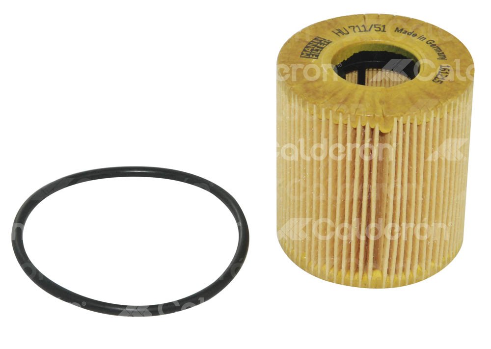 FILTRO DE ACEITE FORD TRANSIT TDI 2.2L,206, PARTNER HU711/51X MANN FILTER