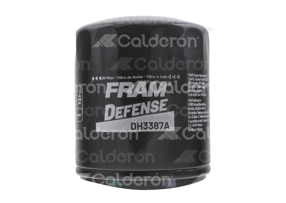FILTRO ACEITE CHEVROLET CHEVY, ASTRA, CORSA, ZAFIRA FRAM DEFENSE DH3387A FRAM