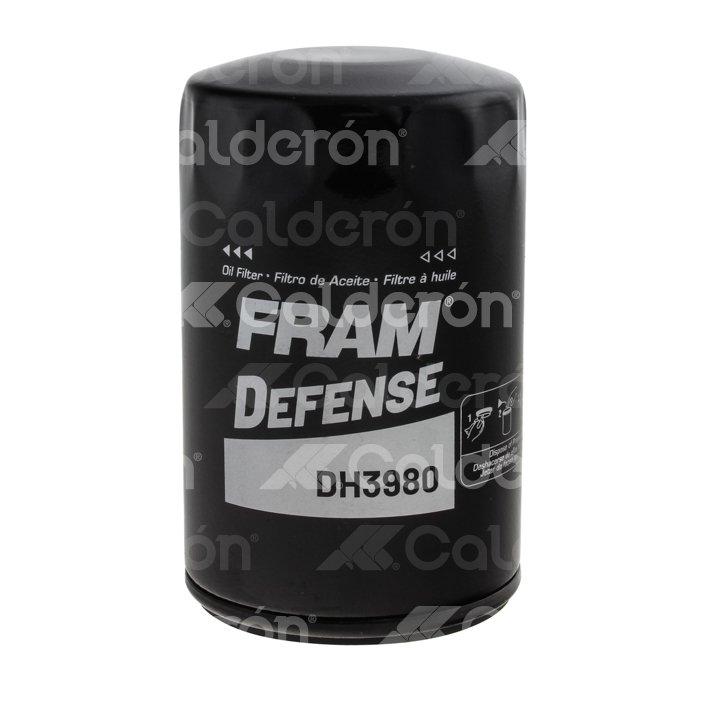 FILTRO ACEITE CHEVROLET BLAZER, EXPRESS 99-02, CAV 82-96 V6 FRAM DEFENSE DH3980 FRAM