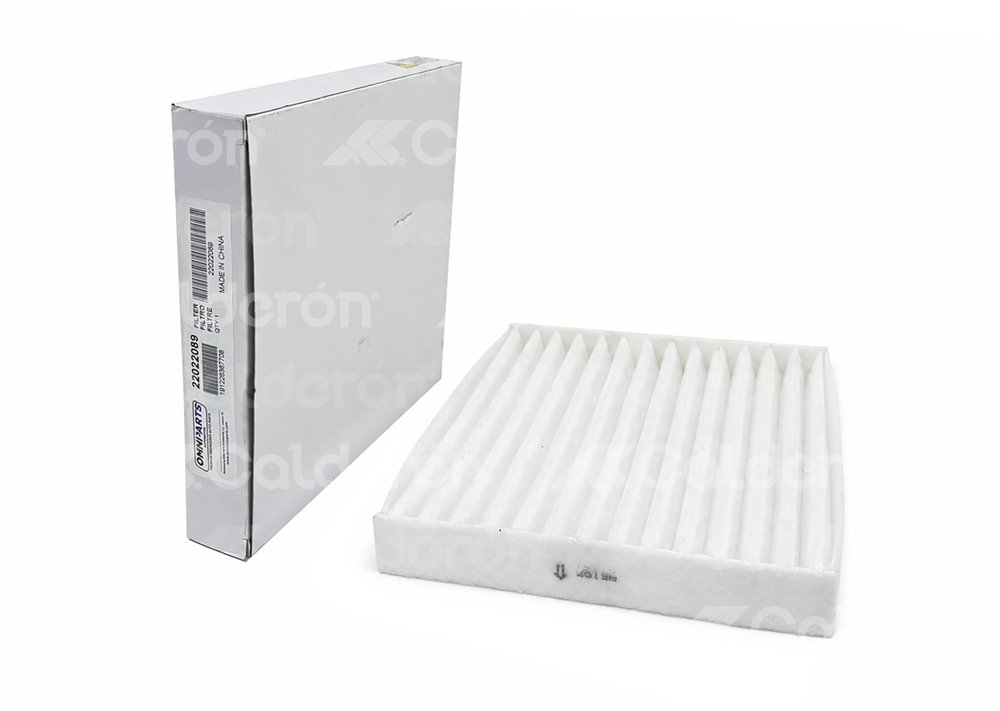 FILTRO CABINA OMNIPARTS TOYOTA CAMRY L4 2.5L 2012-2017, COROLLA L4 1.8L 2009-2021, COROLLA L4 2.0L 2009-2021, COROLLA L4 2.4L 2009-2021, HIGHLANDER V6 3.5L 2008-2021, MATRIX L4 1.8L 2009-2010, MATRIX L4 2.4L 2009-2010, PRIUS L4 1.8L 2014-2021, RAV4 L4 2.4L 2006-2020, RAV4 L4 2.5L 2006-2020, RAV4 V6 3.0L 2006-2020, SIENNA V6 3.5L 2013-2020, TUNDRA V6 5.7L 2013-2020, YARIS L4 1.5L 2012-2015, OMNIPARTS: 22022089 OMNIPARTS