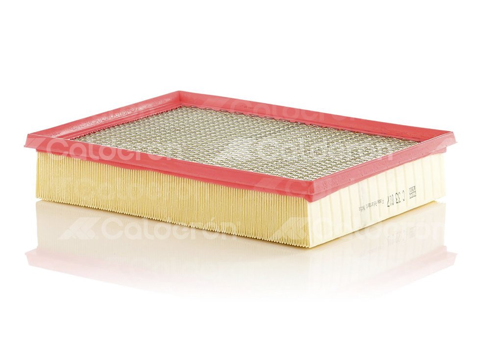 FILTRO AIRE TOYOTA HILUX L4 2.7L 2019-2022; HILUX L4 2.8L TURBO DIESEL 2018-2020 TAMAÑO: A=323MM, B=240MM, H=58MM, NUMERO OE (17801-0L040), MANN: C33017 MANN FILTER