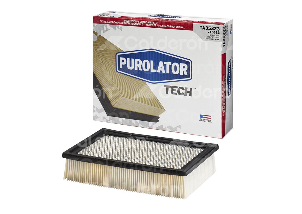 FILTRO AIRE FORD ESCAPE L4 2.3L 2001-2004; ESCAPE L4 2.5L 2010-2011; ESCAPE V6 3.0L 2001-2011; MERCURY MARINER V6 3.0L 2005-2007, 2010-2011 TA35323, PUROLATOR TECH PUROLATOR