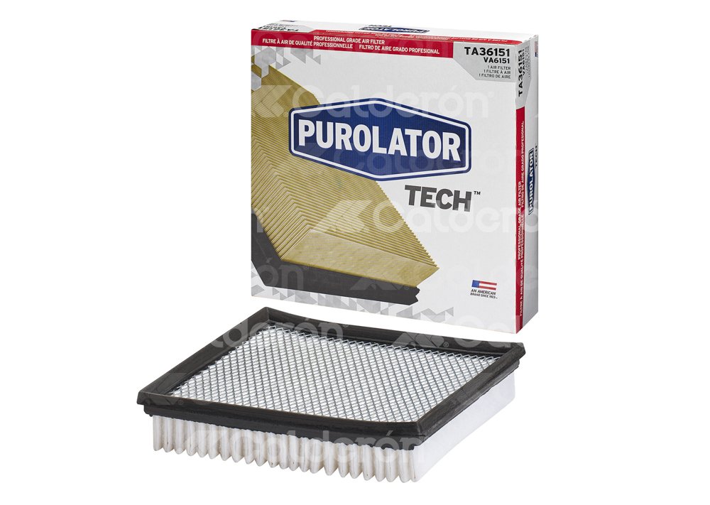 FILTRO AIRE CHRYSLER 200 L4 2.4L 2012-2014; 200 V6 3.6L 2012, 2014; AVENGER L4 2.4L 2013-2014; JOURNEY L4 2.4L 2012-2014; JOURNEY V6 3.6L 2012-2014 TA36151, PUROLATOR TECH PUROLATOR