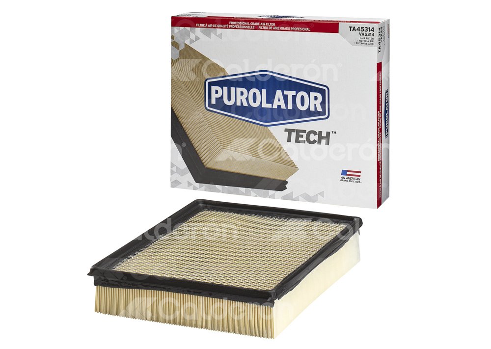 FILTRO AIRE CADILLAC ESCALADE V8 5.3L 2010-2014; ESCALADE V8 6.0L 2002-2006; ESCALADE V8 6.2L 2014-2020; ESCALADE ESV V8 6.2L 2015-2020; ESCALADE EXT V8 6.2L 2010-2013; CHEVROLET AVALANCHE 1500 V8 5.3L 2004-2006; SILVERADO 1500 V6 4.3L 1999-2018; SILVERADO 1500 V8 5.3L 2000-2006; SILVERADO 2500 V8 5.3L 1999-2004; SILVERADO 2500 V8 5.7L 2000-2002; SILVERADO 2500HD V8 8.1L 2001-2004; SILVERADO 3500 V8 6.0L 2001-2004; SILVERADO 3500 V8 8.1L 2001-2004; SONORA V8 4.8L 2000-2005; SONORA V8 5.3L 2001-2006; SONORA V8 5.7L 2000-2001; SUBURBAN V8 5.3L 2015-2020; SUBURBAN V8 6.0L 2016-2020; SUBURBAN 1500 V8 5.3L 2004-2014; SUBURBAN 1500 V8 5.7L 2000-2002; SUBURBAN 2500 V8 6.0L 2000-2013; TAHOE V8 5.3L 2006-2020; SIERRA 1500 V8 5.3L 2007-2018; SIERRA 1500 V8 6.2L 2009-2010, 2013-2018; YUKON V8 5.3L 2007-2009; YUKON V8 6.2L 2009-2020 TA45314, PUROLATOR TECH PUROLATOR