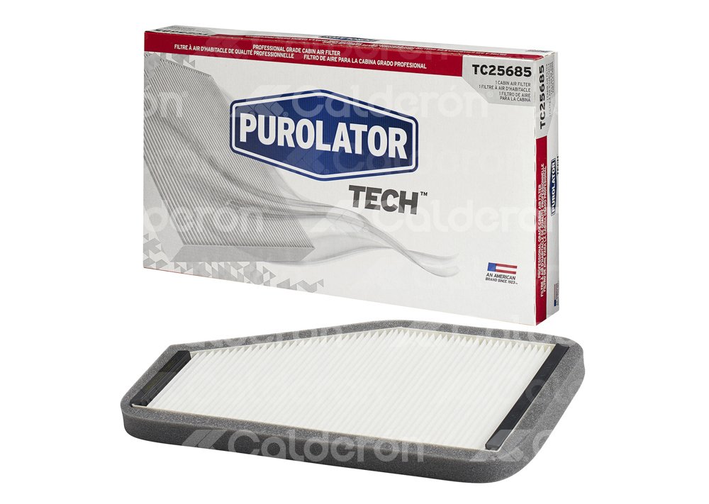 FILTRO CABINA FORD ESCAPE L4 2.0L 2012; ESCAPE L4 2.5L 2009-2012; ESCAPE V6 3.0L 2007-2012; MERCURY MARINER V6 3.0L 2007, 2010-2011 TC25685, PUROLATOR TECH PUROLATOR