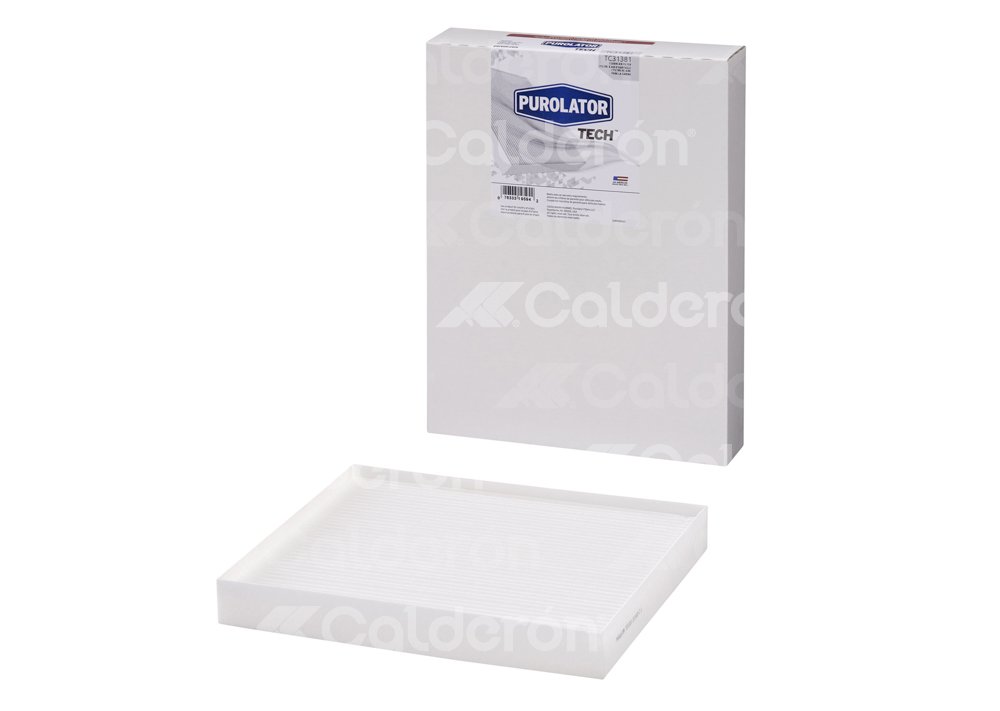 FILTRO CABINA HYUNDAI ACCENT L4 1.6L 2018-2021; ELANTRA L4 2.0L 2017-2021; KIA FORTE L4 2.0L 2019; KIA RIO L4 1.6L 2018-2021 TC31381 PUROLATOR