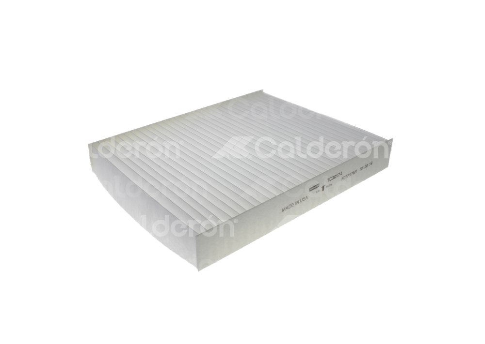 FILTRO CABINA FORD ESCAPE L4 2.0L 2013-2019; ESCAPE L4 2.5L 2013-2019; FOCUS L4 2.0L 2012-2018; FOCUS L4 2.3L 2016-2017; FOCUS L5 2.5L 2012; LINCOLN MKC L4 2.0L 2015-2019; MKC L4 2.3L 2015-2019 TC36174, PUROLATOR TECH PUROLATOR