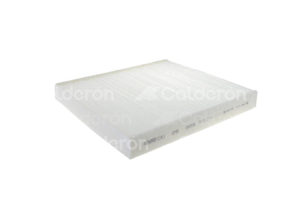 FILTRO CABINA AUDI A3 L4 1.4L 2015-2016, 2018-2020, AUDI A3 L4 1.8L 2015-2016, A3 L4 2.0L 2018-2020, RS3 L5 2.5L 2018, S3 L4 2.0L 2015-2016, 2018-2020, TT L4 1.8L 2016-2017, TT QUATTRO L4 2.0L 2017-2018, TTS QUATTRO L4 2.0L 2020-2021; VOLKSWAGEN ATLAS CROSS SPORT V6 3.6L 2020-2021, GOLF L4 1.4L/2.0L 2015-2021, GOLF SPORTWAGEN L4 1.4L 2015-2017, JETTA L4 1.4L 2019-2020, JETTA L4 2.0L 2019-2020, TIGUAN L4 1.4L 2019, TIGUAN L4 2.0L 2019-2021 
MANN HUMMEL CU26009 MANN FILTER