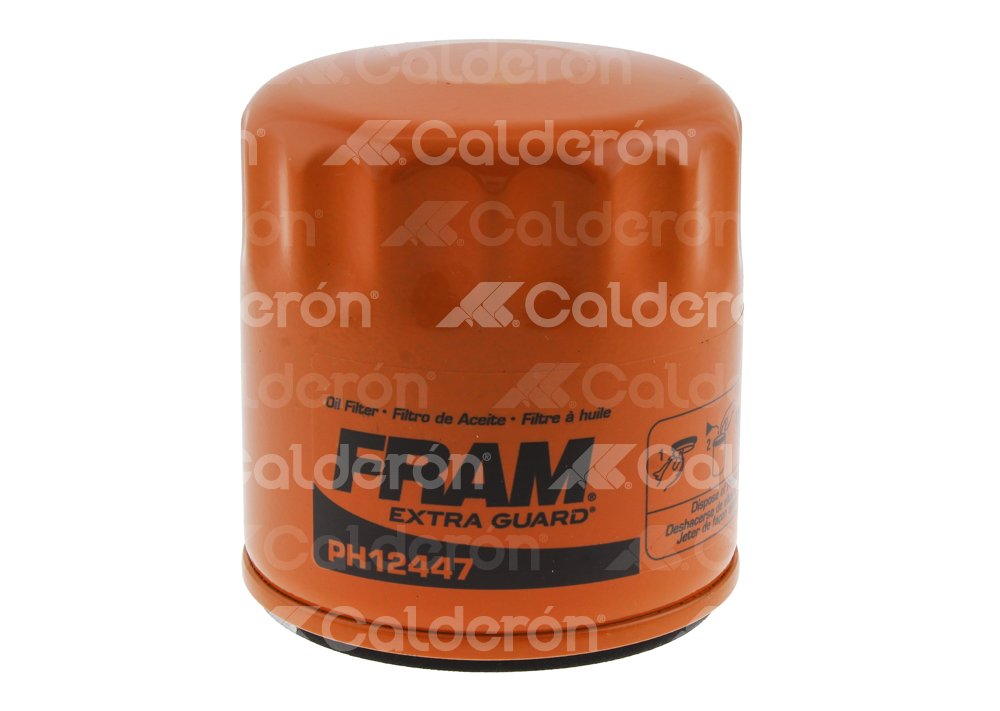 FILTRO ACEITE BUICK ENVISION L4 2.0L TURBO 2021-2023; CADILLAC XT4 L4 2.0L TURBO 2019-2024; GMC CANYON L4 2.7L 2023-2024, FRAM: PH12447 FRAM