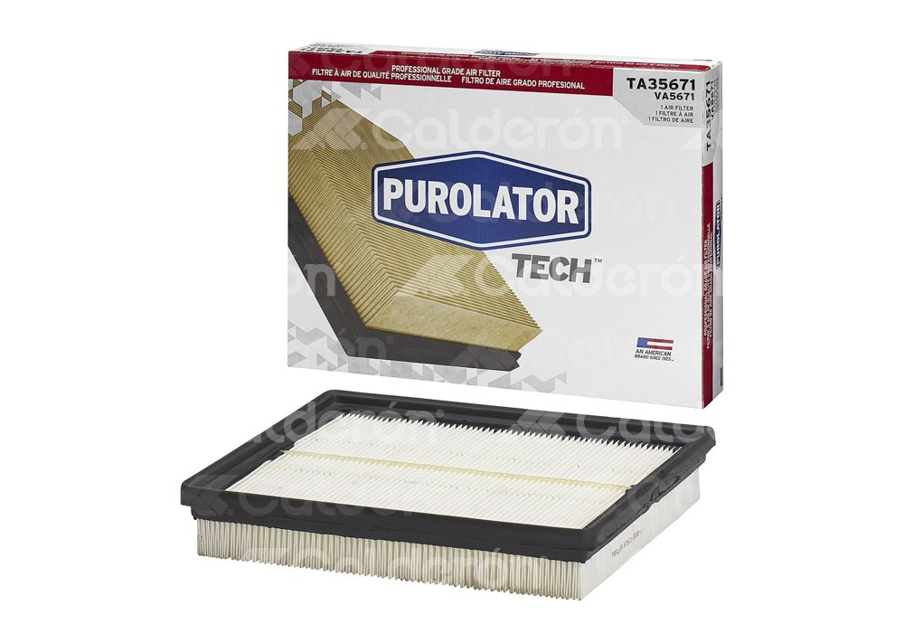 FILTRO AIRE NISSAN NP300 L4 2.5L 2016 PUROLATOR: TA35671 PUROLATOR