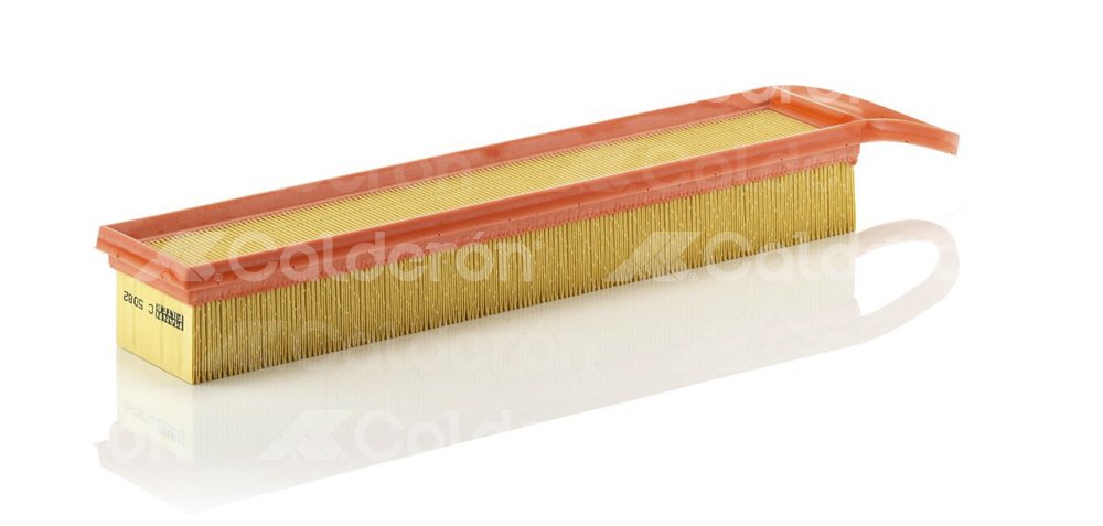 FILTRO AIRE MINI COOPER L3 1.5L 2014-2016, COOPER L4 1.6L 2007-2016, COOPER L4 2.0L 2014-2016, COOPER COUNTRYMAN L4 1.6L 2011-2015; PEUGEOT 308 L4 1.6L 2012-2017, 2008 L4 1.6L 2014-2016, MANN HUMMEL: C5082 MANN FILTER