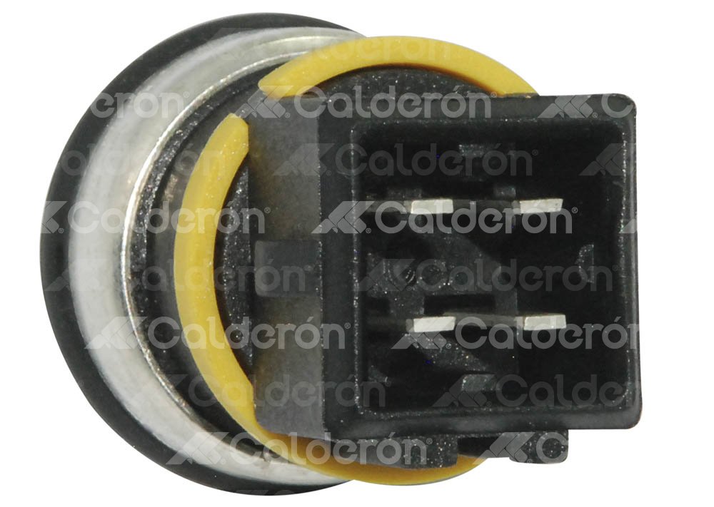 SENSOR ECT (SENSOR DE TEMPERATURA DEL REFRIGERANTE ECT) VW GOLF, JETTA A3 BANDA AMARILLA 104-03, 6PT009107421 HELLA