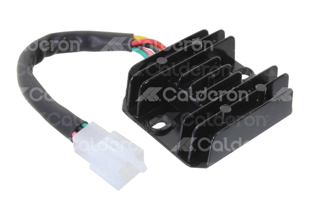 REGULADOR RECTIFICADOR DE MOTOCICLETA ITALIKA, DINAMO 5 PUNTAS HEMBRA ENREG-3102-0001A IMPORTACION