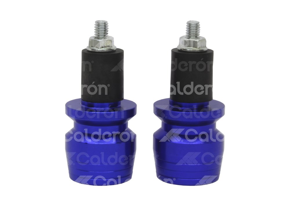 CONTRAPESO PUÑO JGO ALUMINIO OVALADO AZUL CALPUN-1107-0704A QUMO