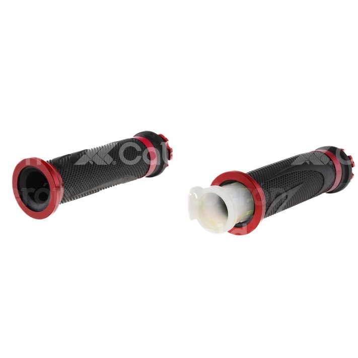 PUÑOS JUEGO ALUMINIO ROJO CALPUN-1107-0015R QUMO
