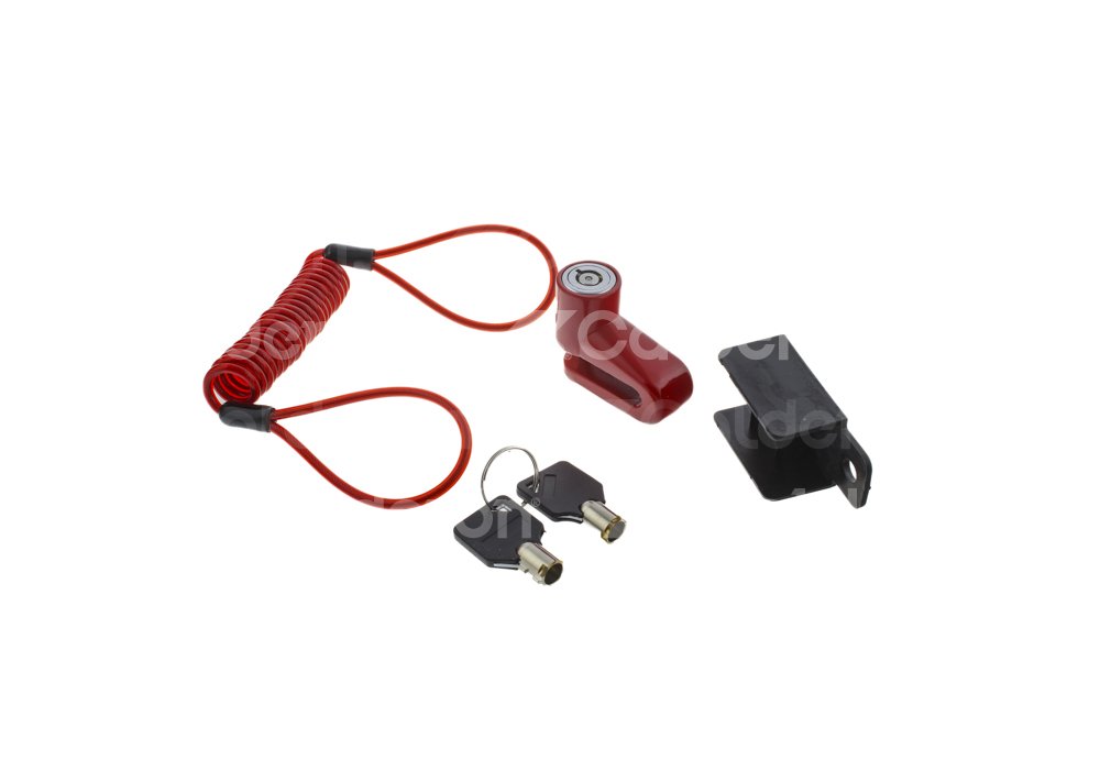 CANDADO DE SEGURIDAD MEDIANO FRENO DE DISCO MOTO CON ESTUCHE EN-CAL009-1 QUMO