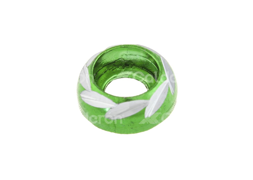 TORNILLERIA MOTOCICLETA UNIVERSAL LUJO VERDE (JUEGO) TRN100100-6 QUMO