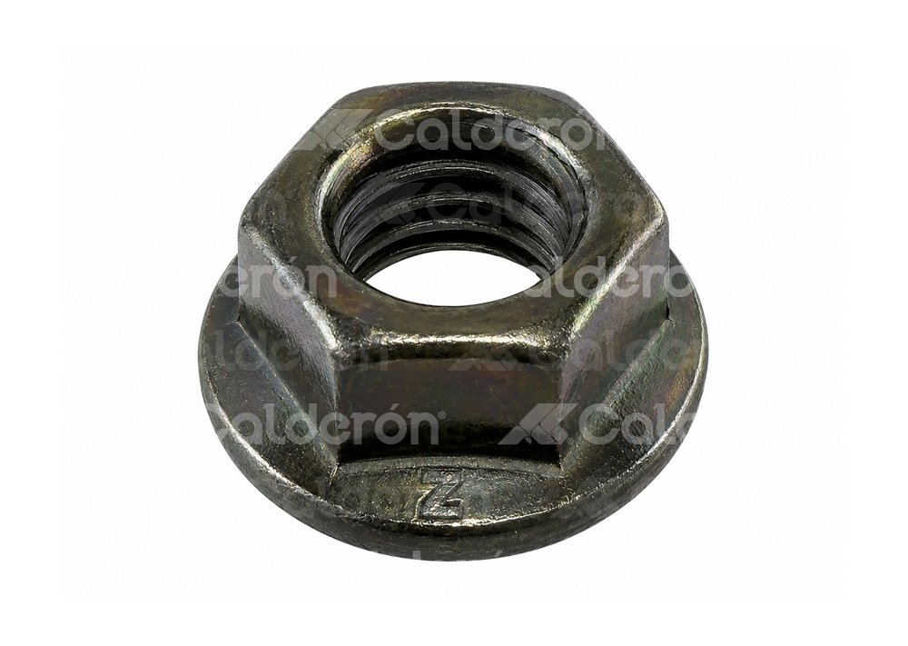 TUERCA MOTOCICLETA HEXAGONAL FLANGE CERRADA ZINCADA M8 PIEZA ENTUE-6801-0005 QUMO