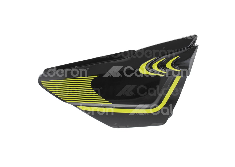 CUBIERTA MOTOCICLETA LATERAL DERECHA NEGRO/AMARILLO ITALIKA FT150S ENCUB-4206-0002J QUMO