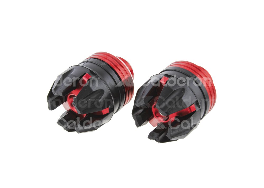 PROTECTOR SLIDER MOTOCICLETA ROJO (JUEGO) ENTAP-2612-0901R QUMO