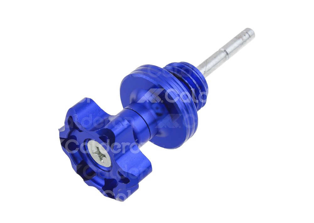 BAYONETA MOTOCICLETA ACEITE ALUMINIO AZUL UNIVERSAL ENMED-2601-9001A QUMO