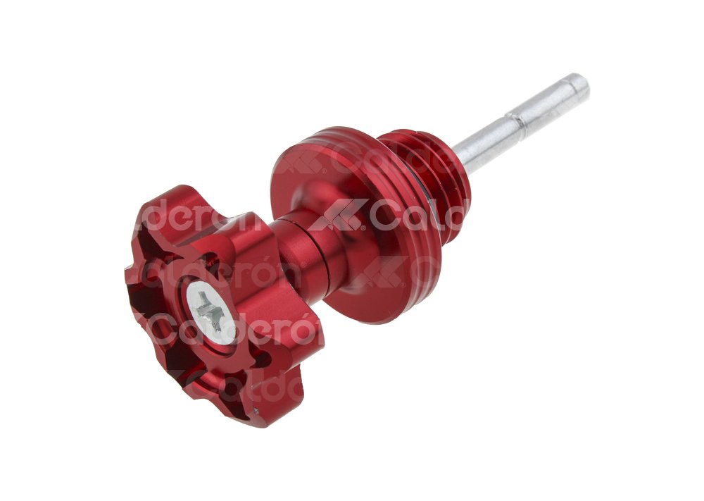 BAYONETA MOTOCICLETA ACEITE ALUMINIO ROJO UNIVERSAL ENMED-2601-9001R QUMO