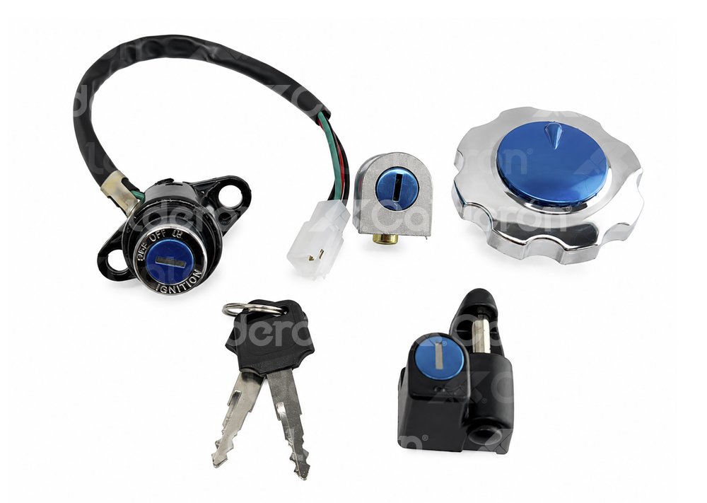 KIT CERRADURAS MOTOCICLETA ITALIKA FT125 (4 CABLES) F04020192, 27355 QUMO