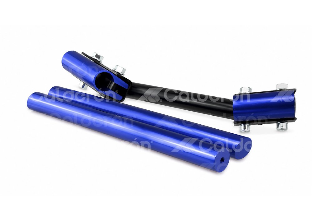 MANUBRIO MOTOCICLETA ALUMINIO XTREME IRON RACING AZUL BAS-1103-8141 QUMO