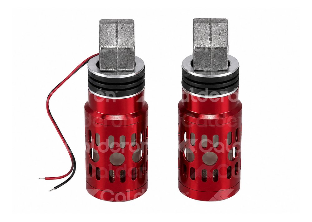 POSAPIE MOTOCICLETA ALUMINIO CON LUZ ROJO MSD-819 (JUEGO) POS-1616-0919R QUMO