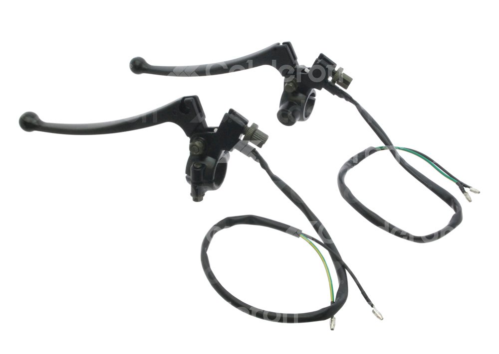 MANIJA DE FRENO JUEGO PARA MOTO ITALIKA FT125, CG125 ENMAJ-1111-0003 QUMO