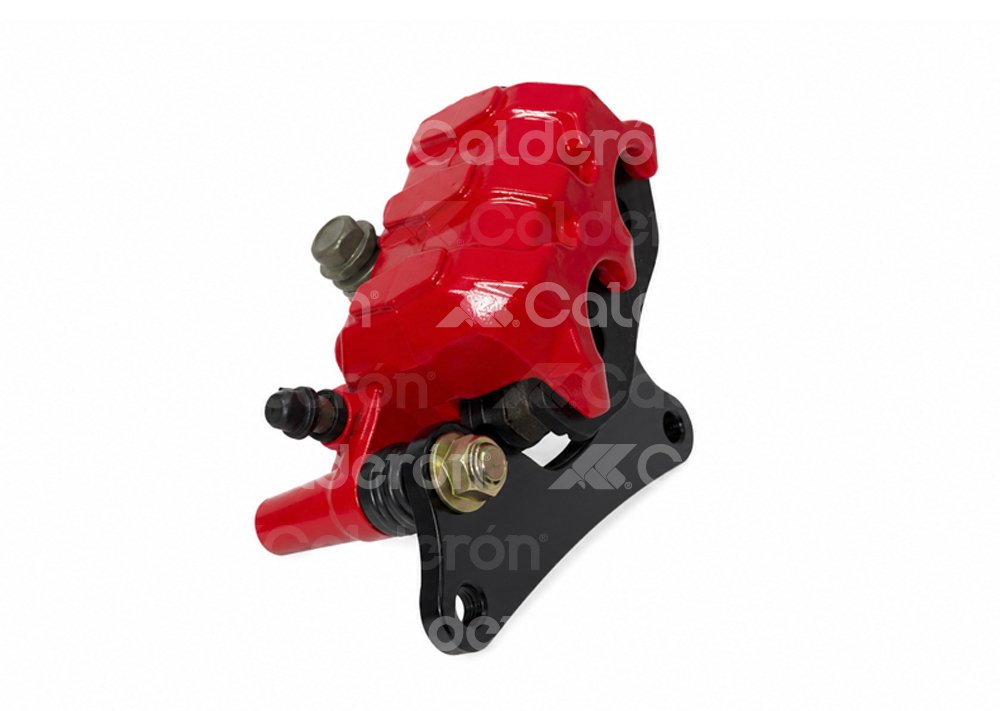 CALIPER MOTOCICLETA COMPLETO ITALIKA DT200SP 2017-2020, DT250SP 2020, FIERA 2018-2019, FT180 2013-2018, FT200 2014-2015, FT200 AMARILLA CLP-1303-0021 QUMO