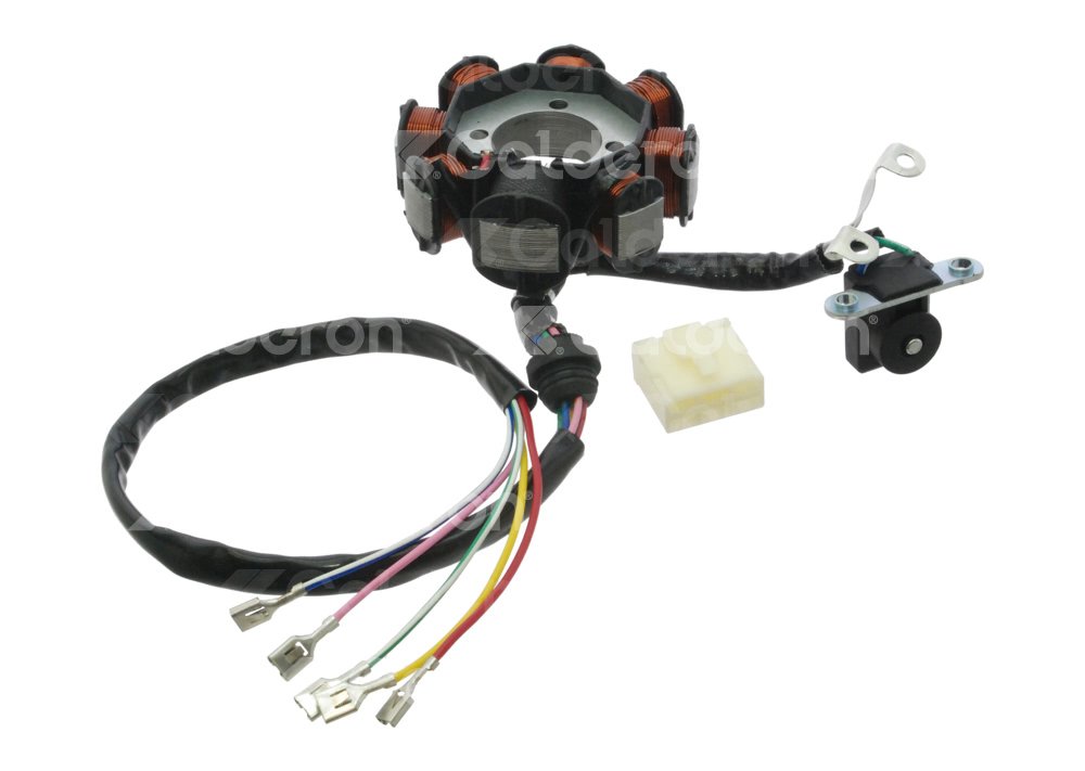 ESTATOR ITALIKA DM150CC, DM200CC 2007-2016 8010046 FOCO MOTOCICLETAS IMPORTACION